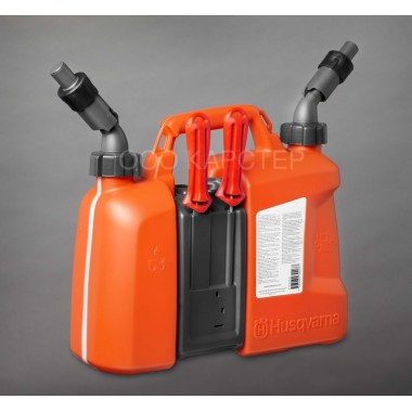 Канистра комбинированная 5л+2.5л с отделением для инструментов-1