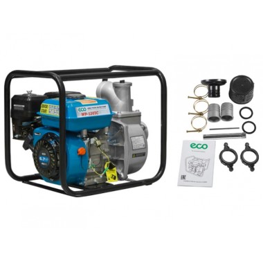 Мотопомпа ECO WP-1204C для слабозагрязненной воды, 5 кВт, 1200 л/мин-0