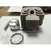 Цилиндр с поршнем мотокосы МК-1 ТН-48