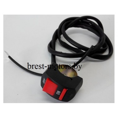 Кнопка выключения с проводом для культиватора/мотоблока-0