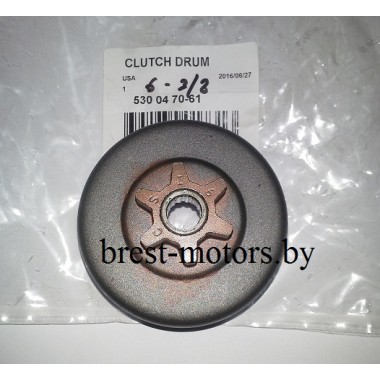 Барабан сцепления Husqvarna 236 240 литой 3,8-6 оригинал -0