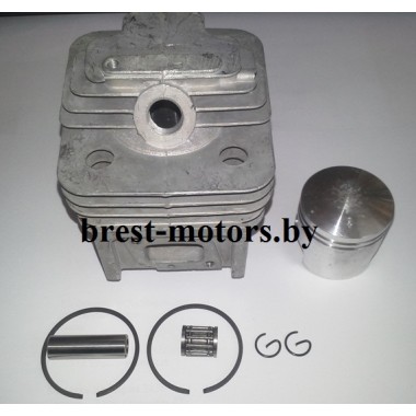 Цилиндр с поршнем мотокосы ВС415 40 мм-0