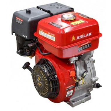 Двигатель бензиновый ASILAK SL-177F круглый вал 25 мм.-0