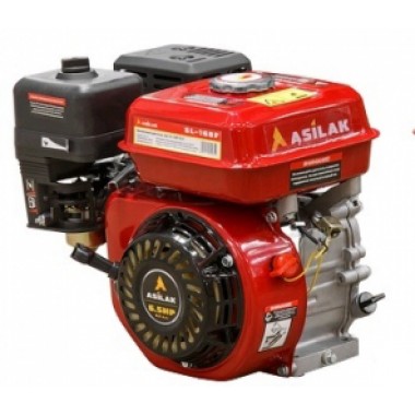 Двигатель бензиновый ASILAK SL 168F круглый вал 19 мм.-0