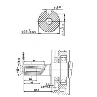 Двигатель бензиновый LONCIN G390F круглый вал 25мм.-1