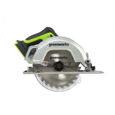 Циркулярная пила аккумуляторная Greenworks GD24CS, без АКБ и ЗУ.-1