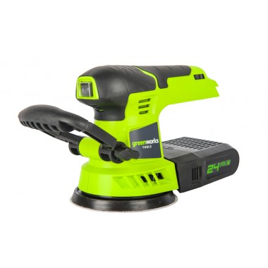 Эксцентриковая шлифмашина аккумуляторная Greenworks G24ROS, без АКБ и ЗУ.-0