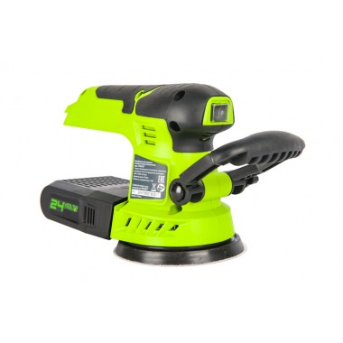 Эксцентриковая шлифмашина аккумуляторная Greenworks G24ROS, без АКБ и ЗУ.-4