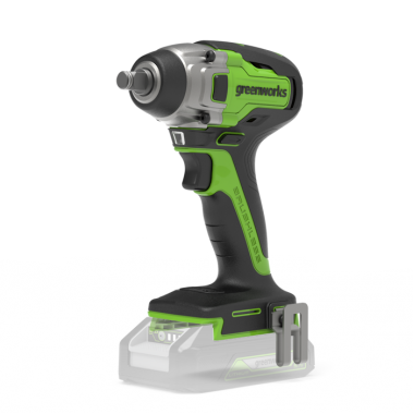 Гайковерт ударный аккумуляторный Greenworks G24IW400, 400 Нм., без АКБ и ЗУ.-0