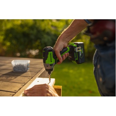 Винтоверт ударный аккумуляторный Greenworks GD24ID3, без АКБ и ЗУ.-3