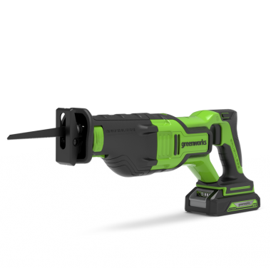 Пила сабельная аккумуляторная Greenworks GD24RS, без АКБ и ЗУ.-0