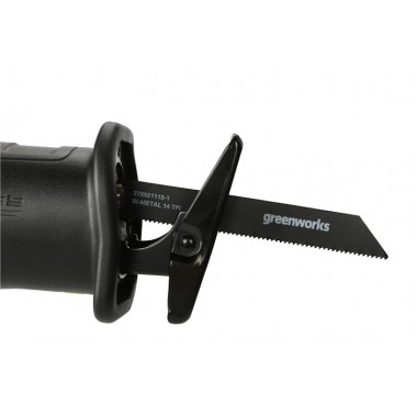Пила сабельная аккумуляторная Greenworks GD24RS, без АКБ и ЗУ.-5