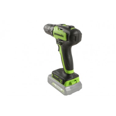 Шуруповерт, дрель аккумуляторная Greenworks GD24DD35K2, в чемодане-4