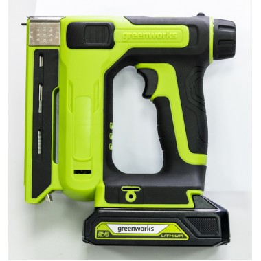 Степлер аккумуляторный Greenworks G24CS10, без АКБ и ЗУ.-2