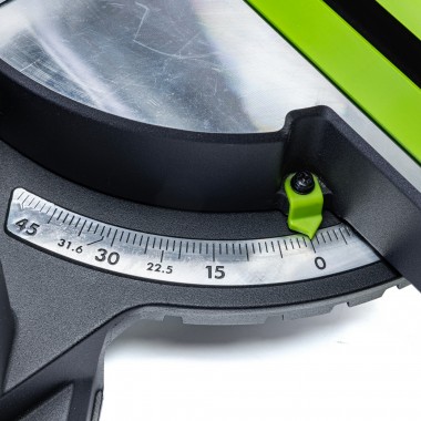 Пила торцовочная Greenworks GD24MS216 с протяжкой, с АКБ 4 Ah и ЗУ-3