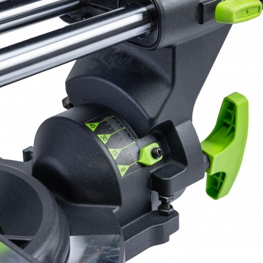 Пила торцовочная Greenworks GD24MS216 с протяжкой, с АКБ 4 Ah и ЗУ-2