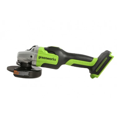 Угловая шлифовальная машина аккумуляторная Greenworks GD24AG, без АКБ и ЗУ.-1