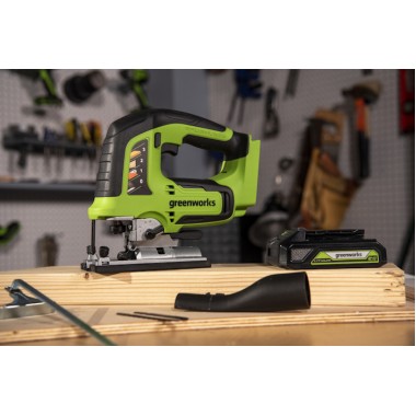 Лобзик аккумуляторный Greenworks GD24JS, без АКБ и ЗУ.-3