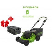 Газонокосилка аккумуляторная Greenworks GC82LM51SP2. Без АКБ, ЗУ.