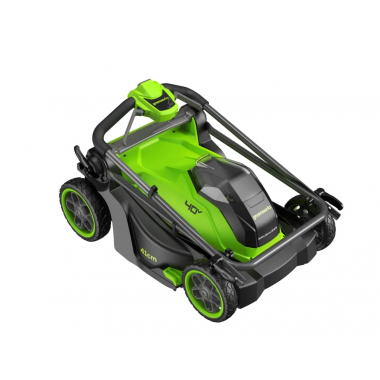 Газонокосилка аккумуляторная Greenworks G40LM411 40V. АКБ 5 Ач. и ЗУ.-1