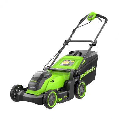 Газонокосилка аккумуляторная Greenworks G40LM411 40V. АКБ 5 Ач. и ЗУ.-0