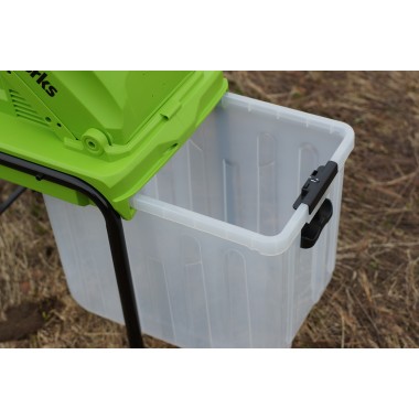 Измельчитель садовый GreenWorks GACSB, 2800 Вт.-3