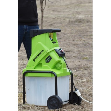 Измельчитель садовый GreenWorks GACSB, 2800 Вт.-5