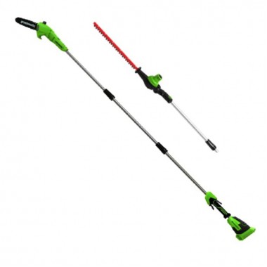 Кусторез, высоторез аккумуляторный Greenworks G40PSH, без АКБ и ЗУ.-0