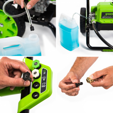 Мойка высокого давления Greenworks GPW2000-3