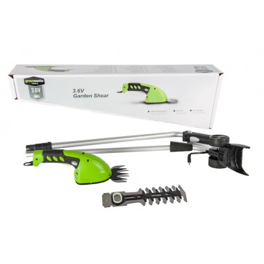 Ножницы садовые аккумуляторные Greenworks 3.6V G3.6HS 2Ач., с телескопической ручкой.-6
