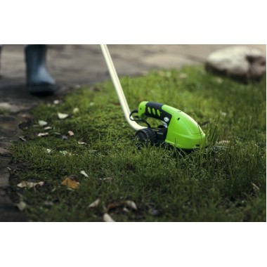 Ножницы садовые аккумуляторные Greenworks 7.2V G7.2HS 2Ач. с телескопической ручкой.-3