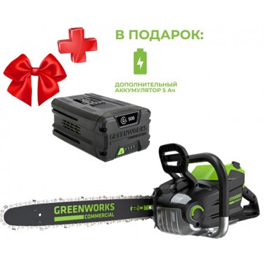 Аккумуляторная пила Greenworks GD82CS51-0