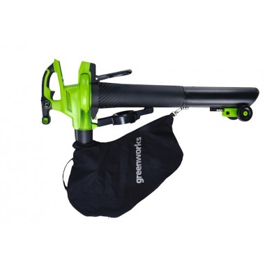 Аккумуляторная воздуходувка-пылесос Greenworks GD40BVIIK4.-4