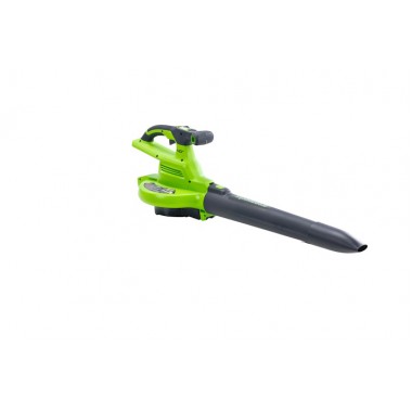 Аккумуляторная воздуходувка-пылесос Greenworks GD40BVIIK4.-1