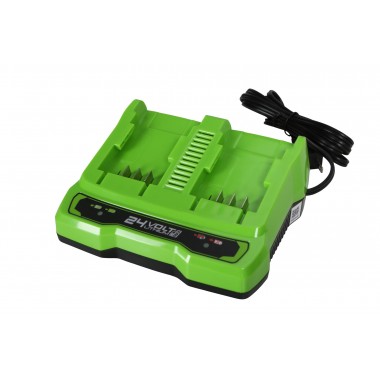 Зарядное устройство Greenworks 24V, G24X2UC2, 2А.-0