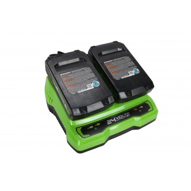 Зарядное устройство Greenworks 24V, G24X2UC2, 2А.-1