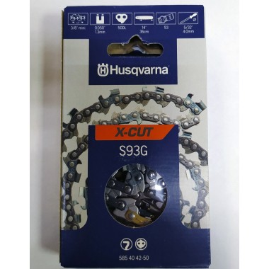 Цепь 14"; 3/8"; 1.3 50DL S93G X-Cut Husqvarna (для MS180 - MS250)-1