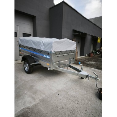Прицеп автомобильный "БИЗНЕС" 2,5 х 1,3 (борт 50 см. + тент).-2