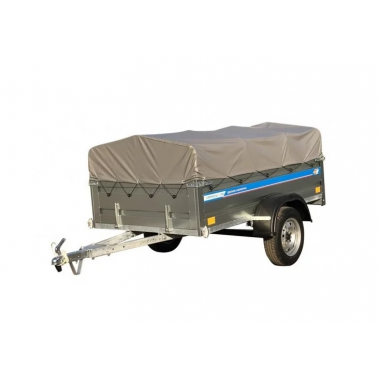Прицеп автомобильный "Стандарт плюс" 2х1,3 (борт 500 мм+тент).-0