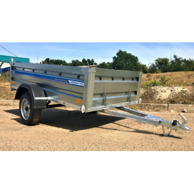 Прицеп автомобильный "Стандарт плюс" 2х1,3 (борт 500 мм+тент).-1