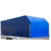 Тент для прицепа МЗСА 817735 с каркасом 451515C для кузова 4,58 х 1,51 м.