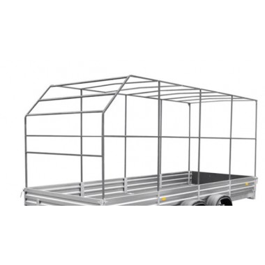 Тент для прицепа МЗСА 817735 с каркасом 451515C для кузова 4,58 х 1,51 м.-1