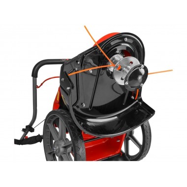 Газонокосилка бензтновая ECO LG-820 для высокой травы и бурьяна.-4