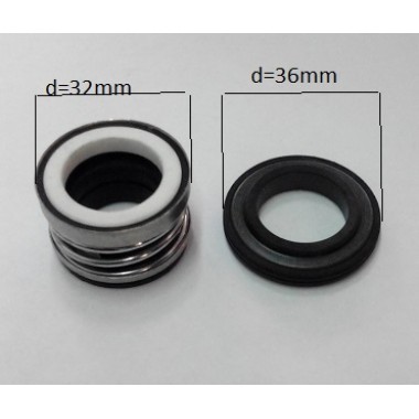 Сальник мотопомпы (механическое уплотнение) 32х36-0