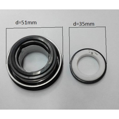 Сальник мотопомпы (механическое уплотнение) 35х51-0