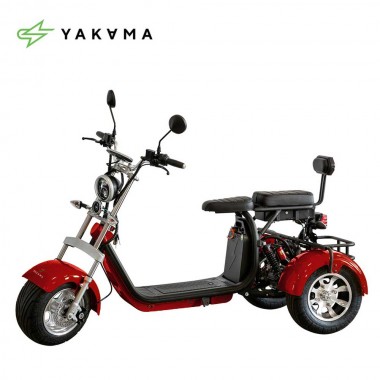 Электросамокат трехколесный YAKAMA AP-H0003G красный-0