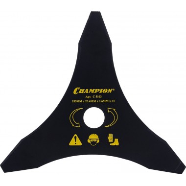 Нож для жесткой травы CHAMPION 3*255*25,4 C5103-0