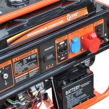 Бензогенератор SKIPER LT9000ЕВ-3 (220-380В 6,5 кВт+ эл.старт) Бензогенератор SKIPER LT9000ЕВ-3 (220-380В 6,5 кВт+ эл.старт)-2