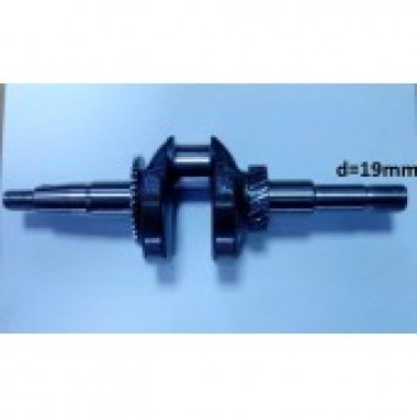 Коленвал мотопомпы под резьбу 19 мм-0