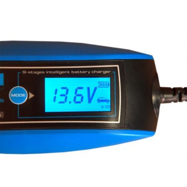 Зарядное устройство Solaris CH-41 Digital (6 В / 12 В; 4 А; до 120 А*ч; 9-ступ. инверторное; Cold mode)-1